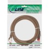 76412K - Câble patch InLine®, S/FTP (PiMf), Cat.6, 250 MHz, PVC, cuivre, marron, 1,5 m 76412K - Câble patch InLine®, S/FTP (PiMf), Cat.6, 250 MHz, PVC, cuivre, marron, 1,5 m