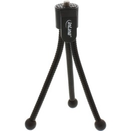 48006 - Mini trépied InLine® pour appareils photo numériques, hauteur 12,5 cm, noir