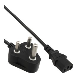 16652L - Câble d'alimentation InLine®, alimentation Afrique du Sud 10A type M vers prise appareil froid C13, 1,8m