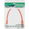 72522O - Câble patch InLine®, SF/UTP, Cat.5e, orange, 0,25 m