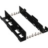 InLine? HDD/SSD Einbauschienen, 2x 6,35cm (2,5) zu 8,89cm (3,5), schwarz InLine? HDD/SSD Einbauschienen, 2x 6,35cm (2,5) zu 8,89cm (3,5), schwarz