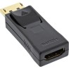 17198J - Adaptateur InLine® DisplayPort, DP ST vers HDMI BU, 4K2K, avec audio, noir 17198J - Adaptateur InLine® DisplayPort, DP ST vers HDMI BU, 4K2K, avec audio, noir