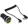 InLine? USB DUAL KFZ-Ladeset, Stromadapter 1m Kabel, 12/24VDC zu 5V DC/2.1A InLine? USB DUAL KFZ-Ladeset, Stromadapter 1m Kabel, 12/24VDC zu 5V DC/2.1A