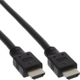17655E - Câble HDMI InLine®, HDMI haute vitesse, fiche / fiche, noir, 0,5 m