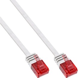 InLine? Patchkabel flach, U/UTP, Cat.6, wei?, 2m
