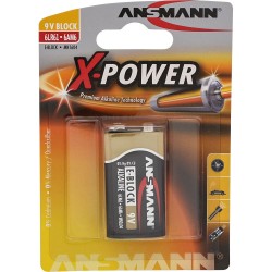 Ansmann alcaline batterie haut de gamme, 9 Volt Block (E), 1 pcs. (5015643)