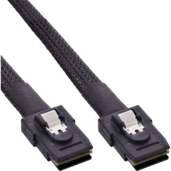 InLine? SAS Kabel int., Mini-SAS SFF-8087/Mini-SAS SFF-8087, m. Sideband, 0,5m