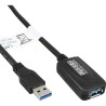 InLine? USB 3.2 Gen.1 Aktiv-Verl?ngerung, Stecker A an Buchse A, schwarz, 5m InLine? USB 3.2 Gen.1 Aktiv-Verl?ngerung, Stecker A an Buchse A, schwarz, 5m