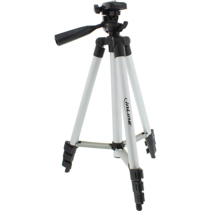48002B - Trépied InLine® pour appareils photo numériques et caméras vidéo, aluminium, hauteur max. 1,06 m