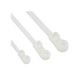 InLine? Kabelbinder mit Montageloch, L?nge 200mm, Breite 4,8mm, 100 St?ck