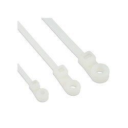 InLine? Kabelbinder mit Montageloch, L?nge 200mm, Breite 4,8mm, 100 St?ck