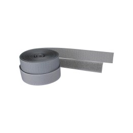 InLine? Kabelbinder, Klettverschlussband 2-teilig, 25mm, grau, 3m