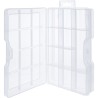 InLine? Kleinteilebox, 11 F?cher, Abmessungen: 194x130x35mm, transparent
