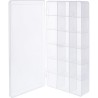 InLine? Kleinteilebox, 18 F?cher, Abmessungen: 213x114x35mm, transparent