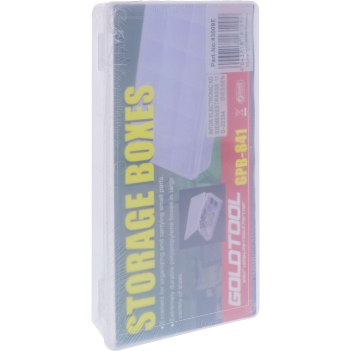 InLine? Kleinteilebox, 18 F?cher, Abmessungen: 213x114x35mm, transparent