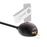 InLine? USB 3.2 Gen.1 Verl., USB A Stecker / Buchse, schwarz, mit Standfu?, 2m InLine? USB 3.2 Gen.1 Verl., USB A Stecker / Buchse, schwarz, mit Standfu?, 2m