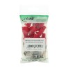 10er Pack InLine? Crimpst. RJ45 gesch., mit Knickschutz & Einf?delhilfe, rot