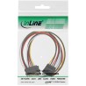 29651A - Rallonge d'alimentation InLine® interne, fiche/prise SATA, 0,30 m