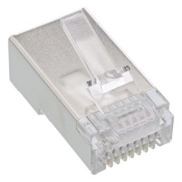 10er Pack InLine? Crimpstecker RJ45, f?r starre Kabel (Verlegekabel) bis AWG24