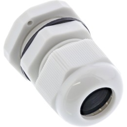 InLine? Kabeldurchf?hrung PG 9 Nylon IP68 4-8mm, grau, 10 St?ck