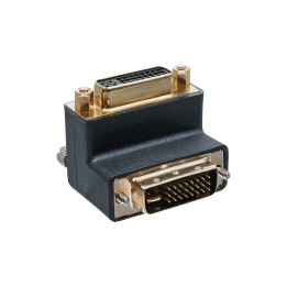 17781W - Adaptateur InLine® DVI-I, coudé à 90, numériqueanalogique 245 fiche/prise