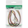 InLine? Strom Y-Kabel intern, 1x 13,34cm (5,25) an 4x 13,34cm (5,25) InLine? Strom Y-Kabel intern, 1x 13,34cm (5,25) an 4x 13,34cm (5,25)