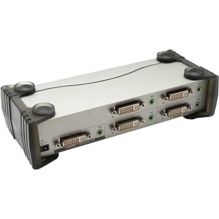 DVI Distributeur écrans, Aten VS164, 4 x, avec Audio