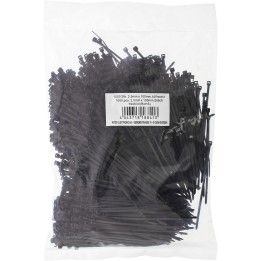 InLine? Kabelbinder, L?nge 100mm, Breite 2,5mm, schwarz, 1000 St?ck, bulk