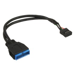 InLine? USB 2.0 zu 3.0 Adapterk. int., USB 2.0 Mainb./USB 3.0 int., 0,15m