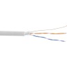 InLine? Telefon-Kabel 4-adrig, 2x2x0,6mm, zum Verlegen, 25m Ring