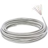 InLine? Telefon-Kabel 16-adrig, 8x2x0,6mm, zum Verlegen, 25m Ring