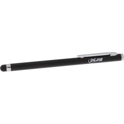 55467S - InLine® Stylus, stylet pour écrans tactiles de smartphones et tablettes, noir