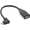 31606W - Câble adaptateur InLine® Micro-USB OTG, Micro-B ST coudé vers USB A BU, 0,1 m 31606W - Câble adaptateur InLine® Micro-USB OTG, Micro-B ST coudé vers USB A BU, 0,1 m