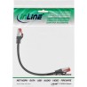 InLine? Patchkabel, S/FTP (PiMf), Cat.6, halogenfrei, Kupfer, schwarz, 0,25m InLine? Patchkabel, S/FTP (PiMf), Cat.6, halogenfrei, Kupfer, schwarz, 0,25m