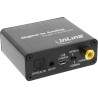 65002K - Convertisseur DA audio InLine®, entrée Toslink et RCA vers sortie stéréo RCA, USB 65002K - Convertisseur DA audio InLine®, entrée Toslink et RCA vers sortie stéréo RCA, USB