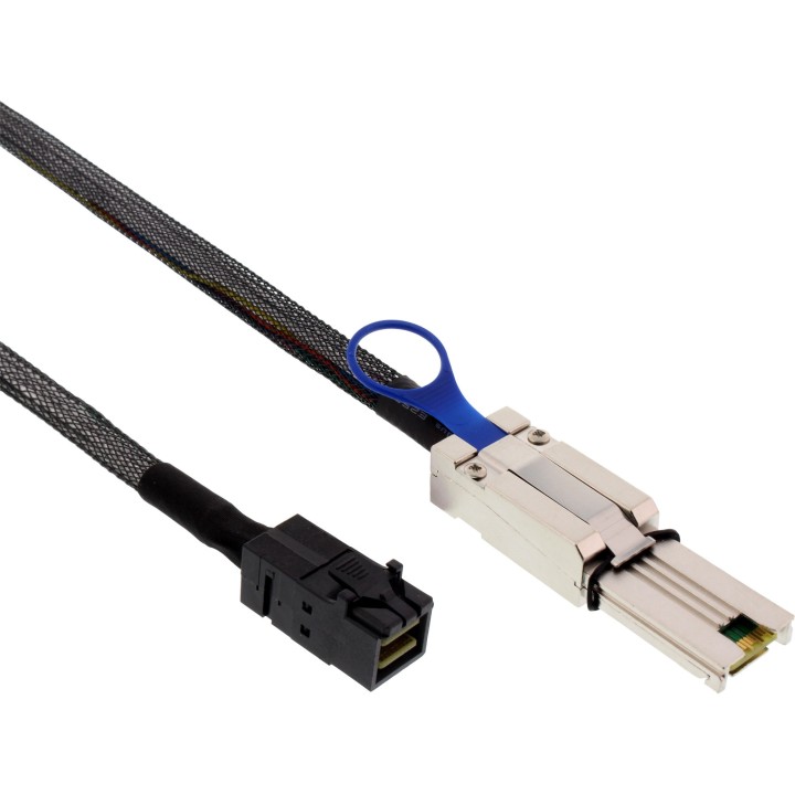 27636B - Câble InLine® Mini SAS HD, SFF-8643 vers SFF-8088, 1 m