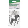 10er Pack InLine? Kabelmanager, mit Klebesockel, 8,5cm, schwarz 10er Pack InLine? Kabelmanager, mit Klebesockel, 8,5cm, schwarz