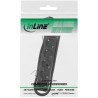 16451D - Multiprise InLine®, contact de protection 5 voies, noir, 1,5 m