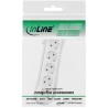 16451F - Multiprise InLine®, contact de protection 5 voies, blanc, 1,5 m