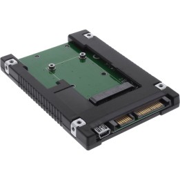 InLine? Laufwerksadapter 2,5, SATA auf mSATA SSD