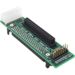 SCSI-SCA U320 Adaptateur, InLine®, 80 broches prise femelle sur 68 broches mini Sub D prise femelle