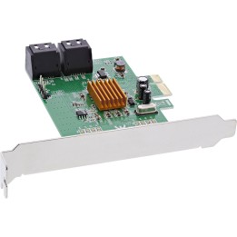 InLine? Schnittstellenkarte, 4x SATA 6Gb/s, mit 4x SATA, PCIe 2.0 (PCI-Express)