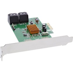 InLine? Schnittstellenkarte, 4x SATA 6Gb/s, mit 4x SATA, PCIe 2.0 (PCI-Express)