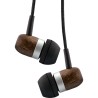 55357 - InLine® woodin-ear, casque intra-auriculaire avec microphone à câble et bouton de fonction, noyer