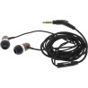 55357 - InLine® woodin-ear, casque intra-auriculaire avec microphone à câble et bouton de fonction, noyer