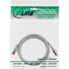 76102 - Câble patch InLine®, S/FTP (PiMf), Cat.6, 250 MHz, PVC, CCA, gris, 2 m 76102 - Câble patch InLine®, S/FTP (PiMf), Cat.6, 250 MHz, PVC, CCA, gris, 2 m