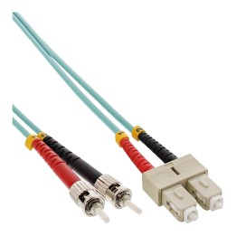 InLine? LWL Duplex Kabel, SC/ST, 50/125?m, OM3, 0,5m