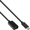35800 - Câble adaptateur InLine® USB 3.2 Gen.1x2, USB-C mâle vers A femelle, 0,15 m 35800 - Câble adaptateur InLine® USB 3.2 Gen.1x2, USB-C mâle vers A femelle, 0,15 m