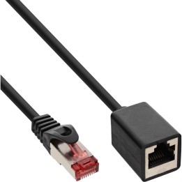 InLine? Patchkabel-Verl?ngerung, S/FTP (PiMf), Cat.6, halogenfrei, 10m