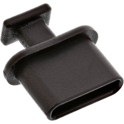 InLine? Staubschutz, f?r USB-C Buchse, schwarz 50er Pack